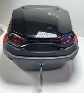 Мотокофр для мопеда черный