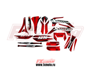 Наклейки красные Х95