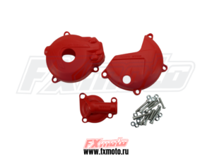 Защитные крышки двигателя красные NC250 /ОТОМ