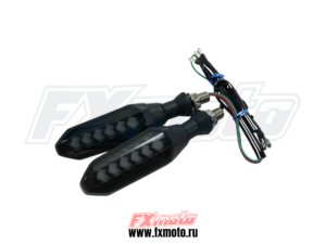 Поворотники желто-красные бегущие R-285