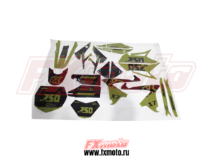 Наклейки черные. FXR250